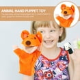 thumbnail image 4 of Fox Shape Hand Puppet Plush Fox Doll Kids Role Play Toy Stuffed Hand Puppet Toy, 4 of 8
