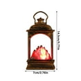 thumbnail image 3 of Small Fireplace Lantern Decor,Flickering Flame Lantern,Fireplace Lanterns Decorative Flameless Portable Led Lantern,Decorative Indoor Fireplace and Mini Fireplace,Artificial Fireplace Gifts, 3 of 6