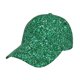 thumbnail image 1 of Fotbe Green Glitter Gorro Clásico de Béisbol, Gorra Ajustable con Broche Snapback, Gorro de Exterior de Algodón Suave, 1 of 6