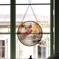 thumbnail image 3 of Orange Cardinal Stained Glass Suncatcher, Orange Cardinal Christmas, Orange Cardinal Decor, Keepsake Ornament 2025, Christmas Girlfriend Birthday Gifts OTXMzi, 3 of 5