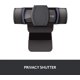 thumbnail image 5 of C920S HD Pro Webcam, Full HD 1080p/30fps Video Calling, Clear Stereo Audio, Light Correction, Privacy Shutter, Works with Skype, Zoom, FaceTime, Hangouts, PC//Laptop/Tablet/Xbox, 5 of 10