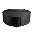 thumbnail image 1 of Cubierta redonda para muebles, cubierta impermeable a prueba de polvo, cubierta para mesa redonda de tela Oxford 210D, 1 of 6