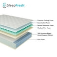 thumbnail image 2 of SleepFresh Clean and Cool 12" Medium Hybrid Mattress - California King, 2 of 12