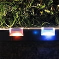 thumbnail image 4 of Paquete de 4 luces solares para terraza FloreceBien para exteriores, iluminación LED blanca resistente al agua para escaleras, patios y caminos, 4 of 5