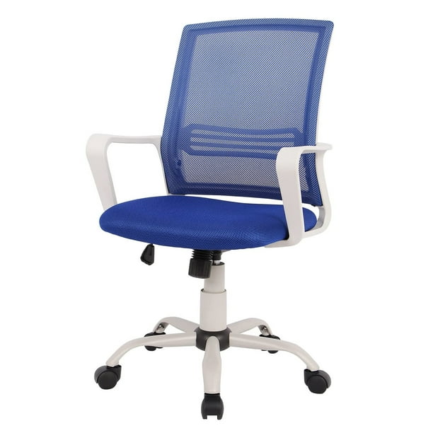Yoyomax Office Chair, Mid Back Mesh Ergonomic Office Chair with Arms and Lumbar Support for Home 