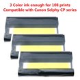 thumbnail image 3 of Moustache Compatible Canon KP-108IN 3115B001 Color Ink Print Cartridges and Photo Paper Set 4" x 6" Kit for SELPHY CP1300 CP1200 CP1000 CP220 CP330 CP400 CP510 CP600 CP710 CP720 CP730 CP740 etc., 3 of 6