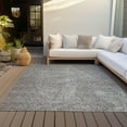 thumbnail image 6 of Addison Rugs Chantille Indoor/Outdoor Transitional Lines Gray Washable Rectangle Rug, 5' x 7'6", 6 of 6