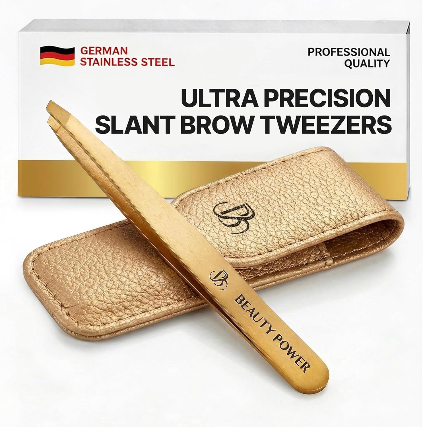 Sally Hansen La Cross Easy Tweeze Slant Tip Eye Tweezers 71817 NEW