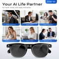 thumbnail image 2 of Domars Smart Glasses with 8MP Camera & ChatGPT AI, Real-Time Translation, Bluetooth/Wi-Fi, ENC Noise Canceling, Voice/Touch Control, Music Player, 270mAh Battery, 2 of 7