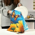 thumbnail image 6 of 6 Pack Sunflower Butterfly Kitchen Towels Highly Absorbent, Super Soft Dishcloths 18 x 28 Inches Reusable Quick Drying Tea Towels Set for Home,Kitchen Decor Wash cloth, 6 of 7