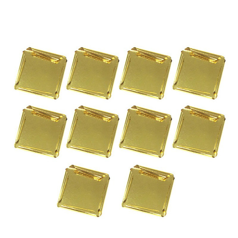 10PC Genuine 24K Edible Pure Gold Gilding Leaf Sheet Transfer Craft Solid 999 OZ