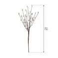 thumbnail image 3 of 5pcs,Christmas Tree Picks,11.8 Inch Artificial Clear Crystal Stem,Holy Berry Ornaments for Wreath, Xmas Tree Decor, Holiday Winter Home Wedding Decor, DIY Crafts, 3 of 9