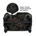 thumbnail image 3 of Bingfone Neon Dinosaur Luggage Cover Washable Suitcase Cover Protector Anti-scratch Suitcase cover Fits 18-32 Inch Luggage, 3 of 8