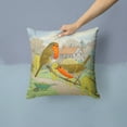 thumbnail image 2 of Carolines Treasures ASAD0684PW1414 European Robin by Sarah Adams Canvas Decorative Pillow  14Hx14W multicolor, 2 of 4