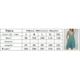 thumbnail image 2 of Alove Spring/summer Solid Color V-neck Lace Patchwork Cuffless Pocket Waist Dress, 2 of 8