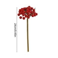 thumbnail image 3 of Simulation Berry Branches with Foam Fruit Artificial Greenery Fake Flowers for Photography Props Decorate Christmas Wreaths Table Settings Wedding Backdrops Realistic Home Decor, 3 of 6