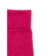 thumbnail image 3 of No Boundaries Women's Ribbed Knit Mittens, Pink Haze, 3 of 3