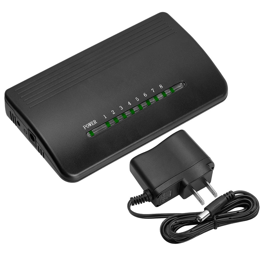 ACCL 8-Port 10/100 Mbps Fast Ethernet Network Switch RJ45 Ethernet Hub, Plug-and-Play, Fanless Quiet Design, 5 Pack