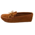 thumbnail image 6 of Minnetonka Men's Leather Laced Softsole Moccasin ,Brown,7.5 M US, 6 of 7
