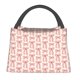 thumbnail image 1 of Fotbe pink hand drawn bows Bolsa Térmica Portátil con Estampado, Bolsa de Entrega de Alimentos Aislada, Bolsa Reutilizable de Gran Capacidad para Comidas y Supermercado, 1 of 6