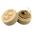 thumbnail image 2 of Fridja 1pcs Personalized Retro Ring Box Wedding Valentines Wooden Holder Jewelry Box, 2 of 5