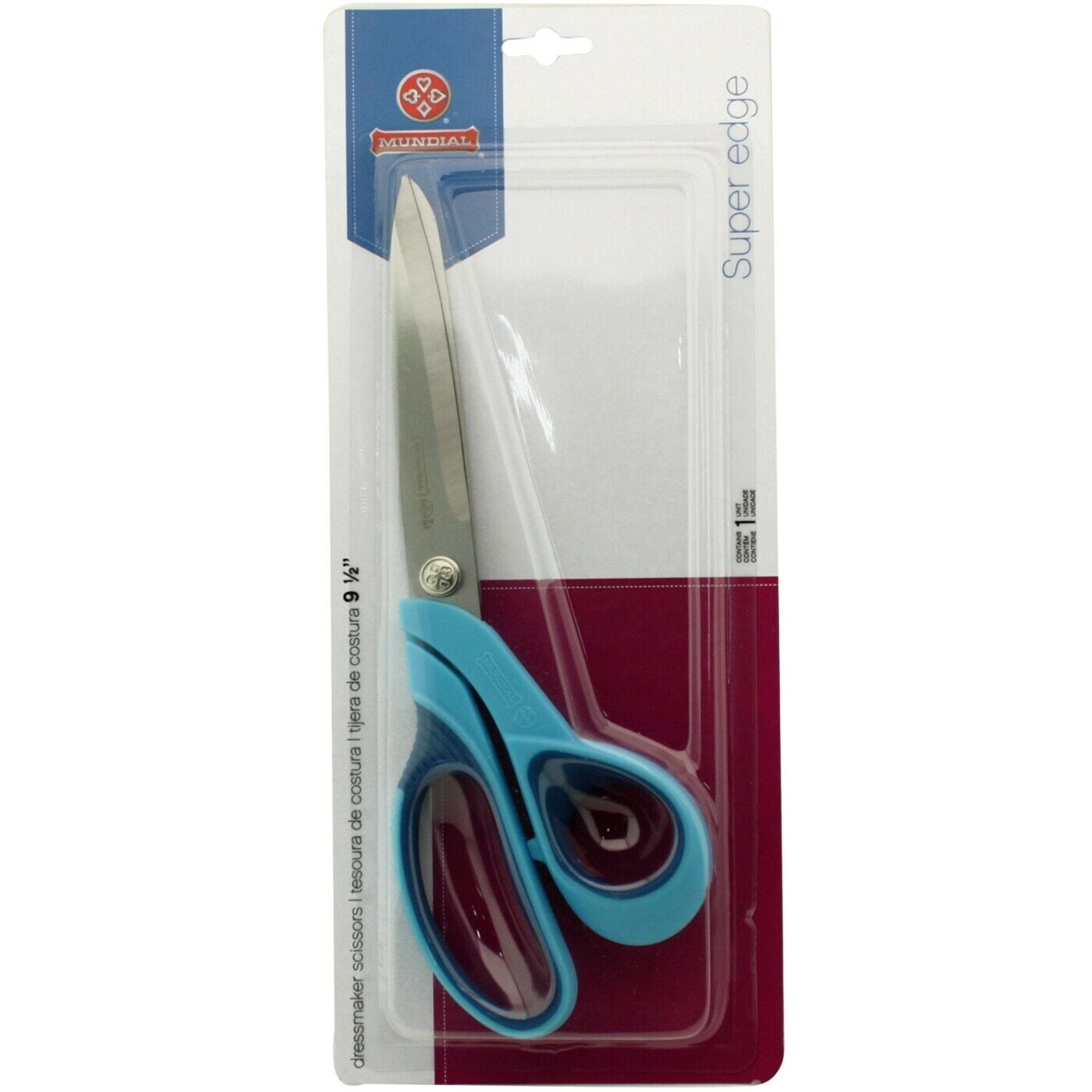 Mundial Super Edge 9-1/2' Bent Handle Dressmakers Scissors Shears