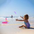thumbnail image 4 of Jeu de Tir Flamant Rose Gonflable Chapeau de Fête Anneaux de Flamant Rose Gonflables Jeu de Tir Extérieur Intérieur Jeux Parent-Enfant Piscine Hawaii avec 6 Anneaux pour Fête d'Été Flamant Rose, 4 of 5