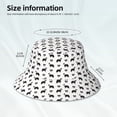 thumbnail image 3 of Bingfone Border Collie Dog Bucket Hat for Men Women,Packable Reversible Printed Sun Hats,Fisherman Outdoor Travel Hiking Beach Caps, 3 of 7