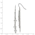 thumbnail image 4 of Boucles d'Oreilles Pendantes en Croix Multi-Brins en Acier Inoxydable, 4 of 4