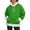 sweatshirt for women - Green, variant on Women Faux Fur Trim Hooded Sweatshirt Long Sleeve Pullover with Kangaroo Pocket Soft Warm Winter Holiday Loungewear Outerwear Top,S