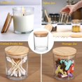 thumbnail image 3 of Voyzdx 12 Pcs 200ml Latas Fabricaci&oacute;n Velas Arom&aacute;ticas,Tarros de Vela Reutilizables con Tapas para Almacenamiento en Seco de Especias, Dulces,Recuerdos de Fiesta,Bodas (incoloro, 3 of 8