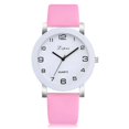 thumbnail image 1 of thinsony Montre Bracelet Mode Cadran Numérique Montre Fille Quartz Ronde Décontractée en Cuir PU, 1 of 7