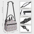 thumbnail image 4 of Honeii Tulips Flowers for Insulated Lunch Box, Lunch Bag Lunch Cag for Both Genders with An Adjustable Shoulder Strap, 4 of 5