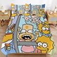 thumbnail image 6 of Simpsons Bedding Sets Comfort 3 Pieces Bedding Set 1 Duvet Cover + 2 Pillowcase Decorative Bedding 102"x90", 6 of 8