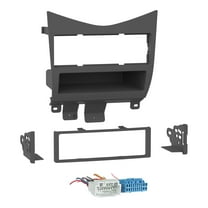 Metra 99-7862 Aftermarket Single DIN Stereo Installation Kit for Honda Accord 2003-2007;Black