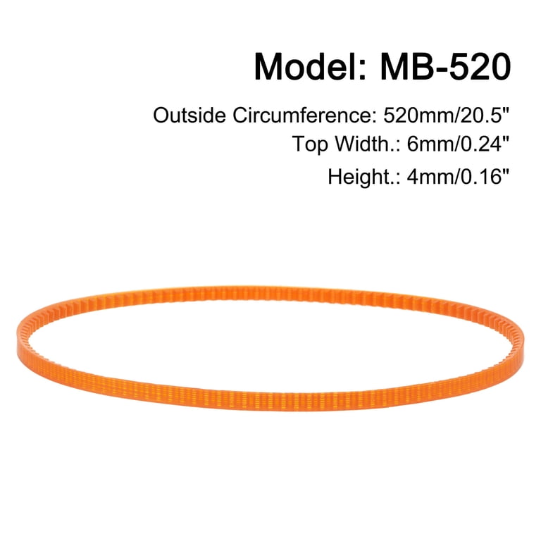 4 Packs Sewing Machine Belts MB-520 Motor Drive V Belt  display picture 1