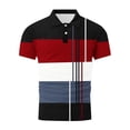 thumbnail image 4 of Weiqiqre T-Shirts Chemises pour Hommes T-Shirt à Manches Courtes à Blocs de Couleur Col Rond Chandail Décontracté Basique Chemises, 4 of 4