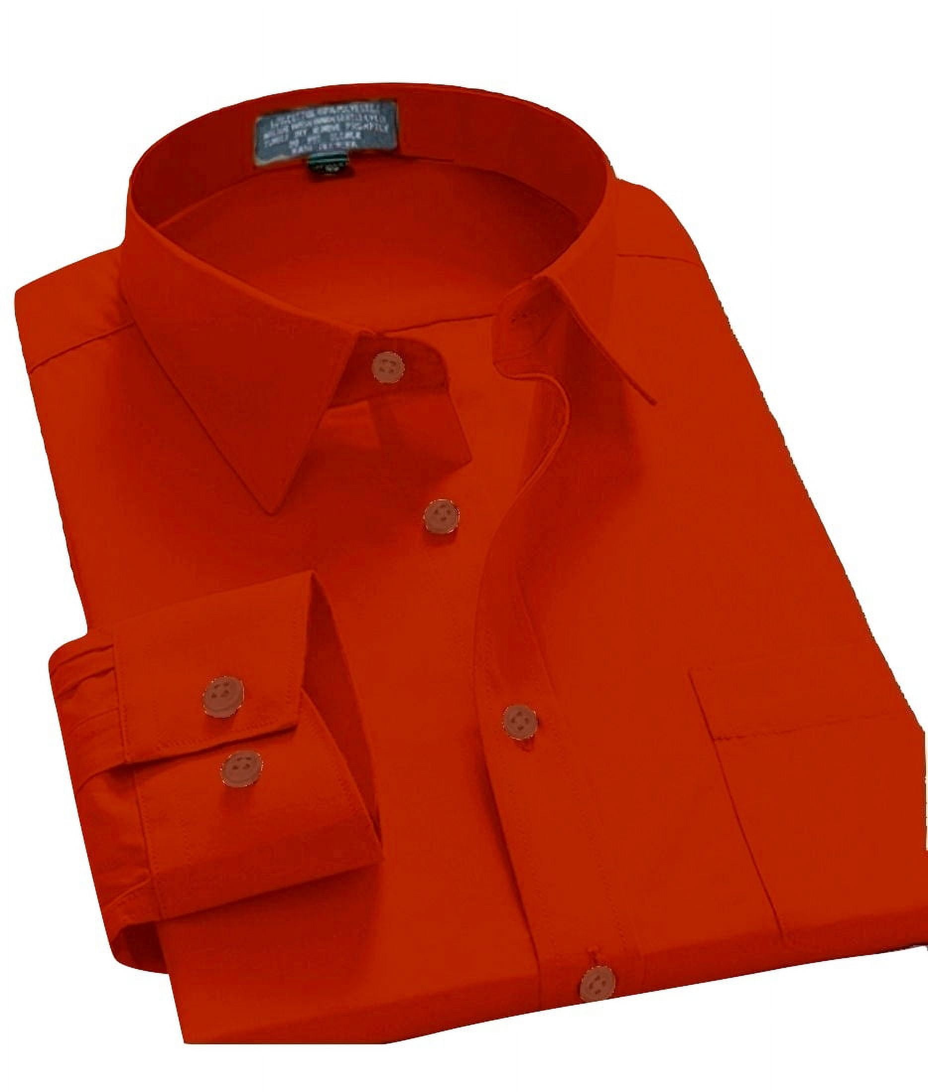 men's long sleeve dress shirts walmart GBH Men's Long Sleeve Slim-Fit Solid Dress Shirts, Size: Medium, White
