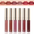 thumbnail image 3 of Lip Gloss  Liquid Lipstick  Lip Cosmetic  Matte Lipgloss 6pcs Professional Waterproof Matte Metallic Lipstick Long Lasting NOn  Liquid Lips Makeup, 3 of 8
