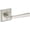 Nickel, variant on Baldwin HDKINTSR112 Kingvale Non-Turning One-Sided Dummy Door Lever - Bronze