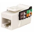 thumbnail image 1 of Cat6A Rj45 Keystone Jack Serie V-Max - Color Blanco - (Paquete De 50), 1 of 3