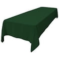thumbnail image 2 of LA Linen TCpop60x120-GreenHuP20 Polyester Poplin Rectangular Tablecloth, Hunter Green - 60 x 120 in., 2 of 5