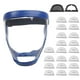 thumbnail image 4 of Máscara de protección facial antiniebla protectora para trabajos de corte de césped y adultos Marco azul, 4 of 7