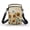 Butterfly and Sunflower Pattern, variant on HELLHERO Starry Night Butterfly Crossbody Bags for Men, Women Polyester Women Messenger Bag with Zipper Closed