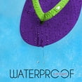 thumbnail image 5 of HUGGOES Lilac Natural Rubber Comfort Flip Flops for Women - Purple/Green, 5 of 7