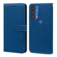 thumbnail image 7 of for Motorola Moto G31 / G41 Wallet Case with Kickstand Card Slots Magnetic Cover, Premium PU leather Flip Folio Case with Wrist Strap for Motorola Moto G31 / G41 6.4 Inch,Darkblue, 7 of 7