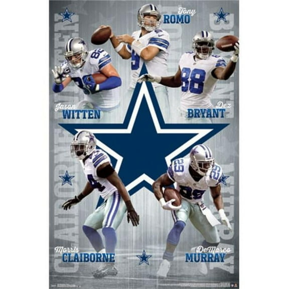 Posterazzi TIARP13657 Dallas Cowboys - Team 2014 Poster Print - 24 x 36 in.