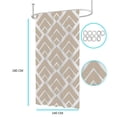 thumbnail image 3 of Cortina de Baño Petty Luxory Rombos Beige 140x180 cm, 3 of 4