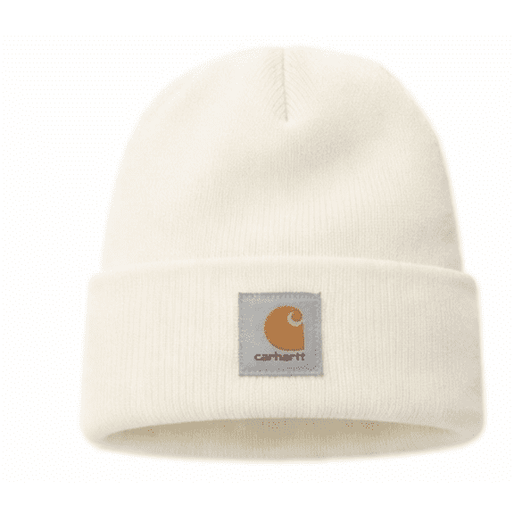 Carhartt Knit Cuffed Beanie, Deep Winter White, One Size