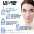 thumbnail image 3 of Qarigey Removedor de espinillas Succión Recargable Ajustable 3 modos Cara Poro Limpieza profunda Exfoliante Masajeador Belleza portátil masajeadores Qarigey CE014445-00, 3 of 6